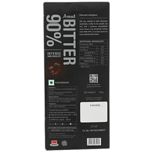 Amul Bitter 90% Chocolate